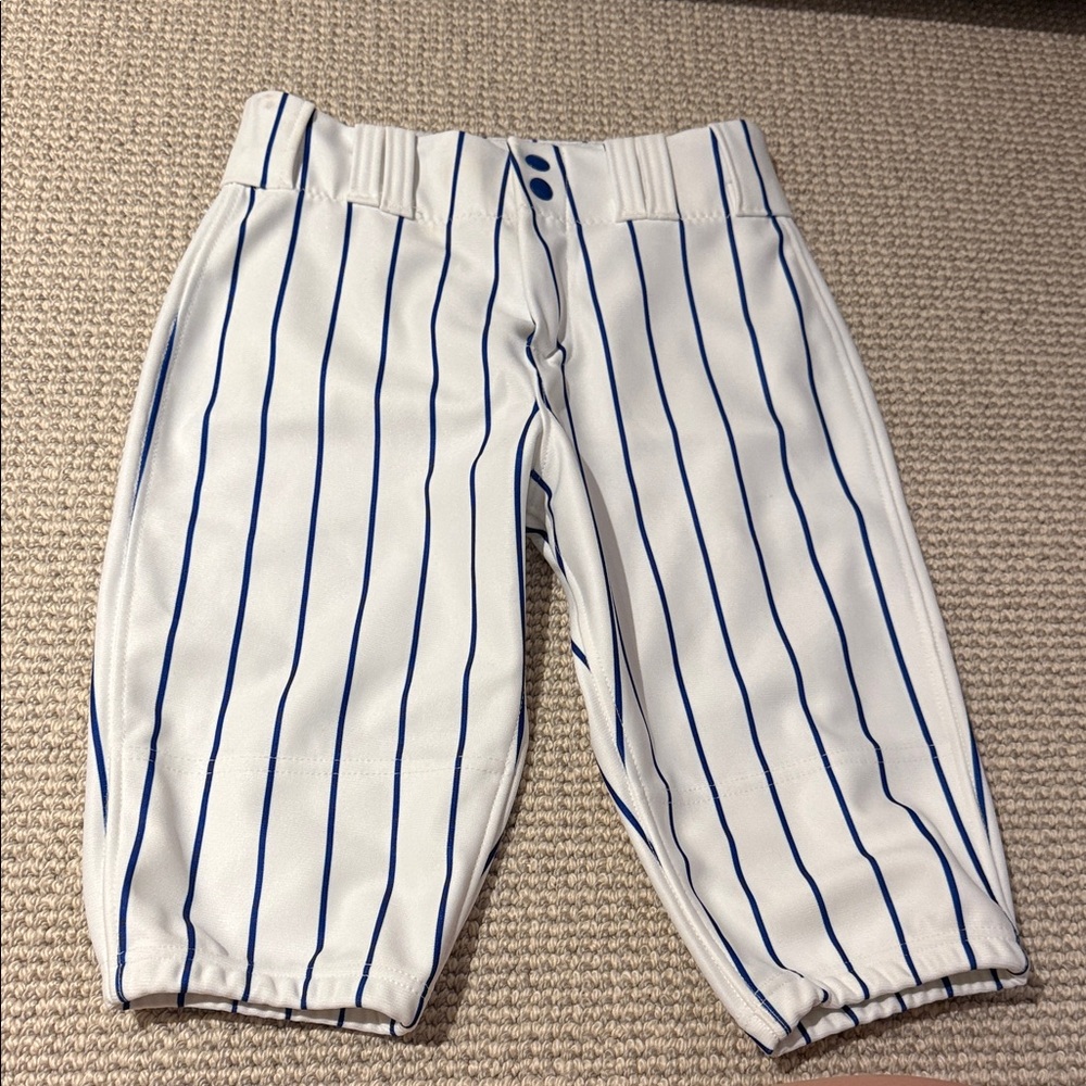 Kids Striped Baseball Pants